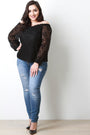 Off The Shoulder Lace Top