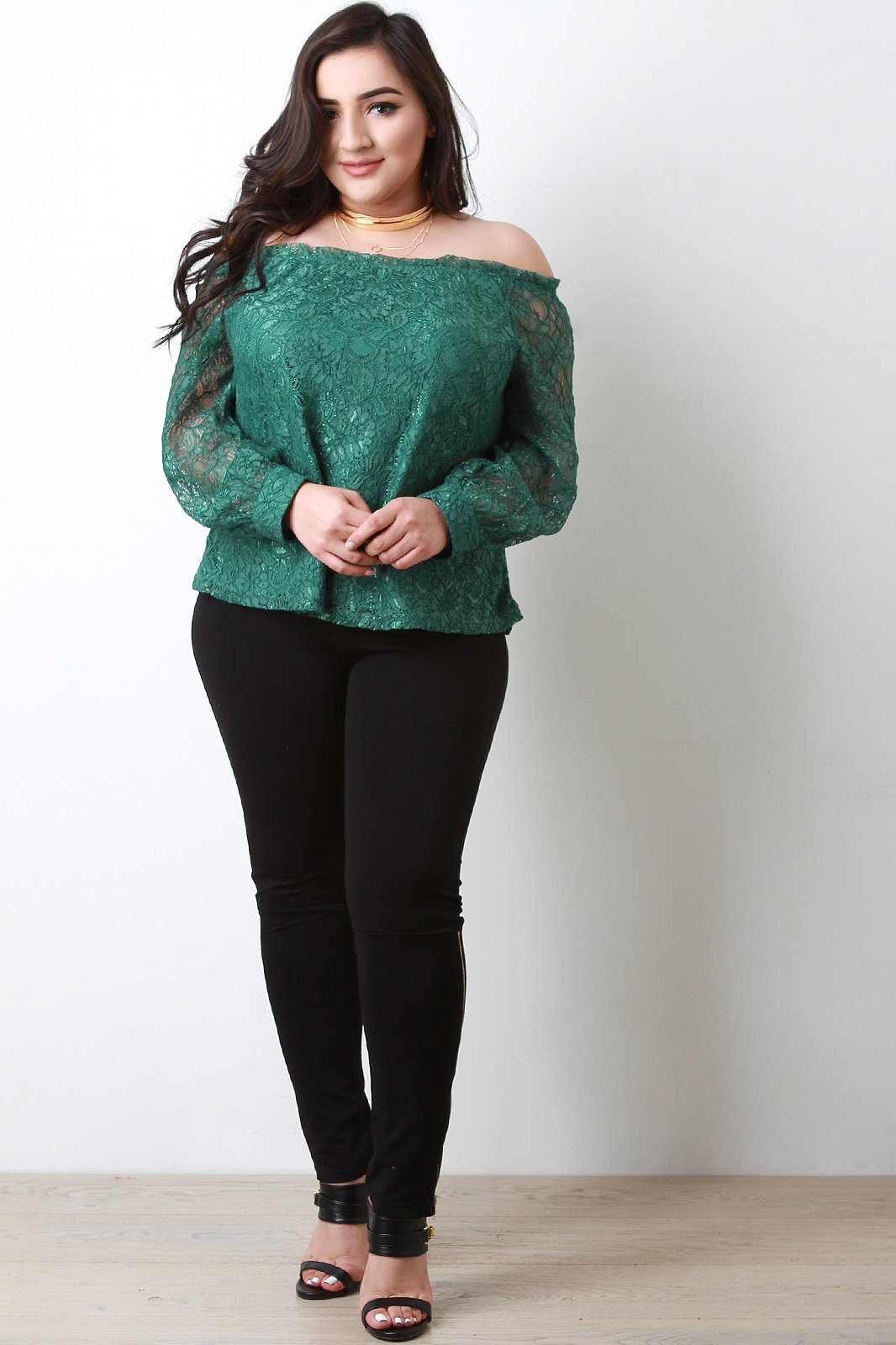 Off The Shoulder Lace Top