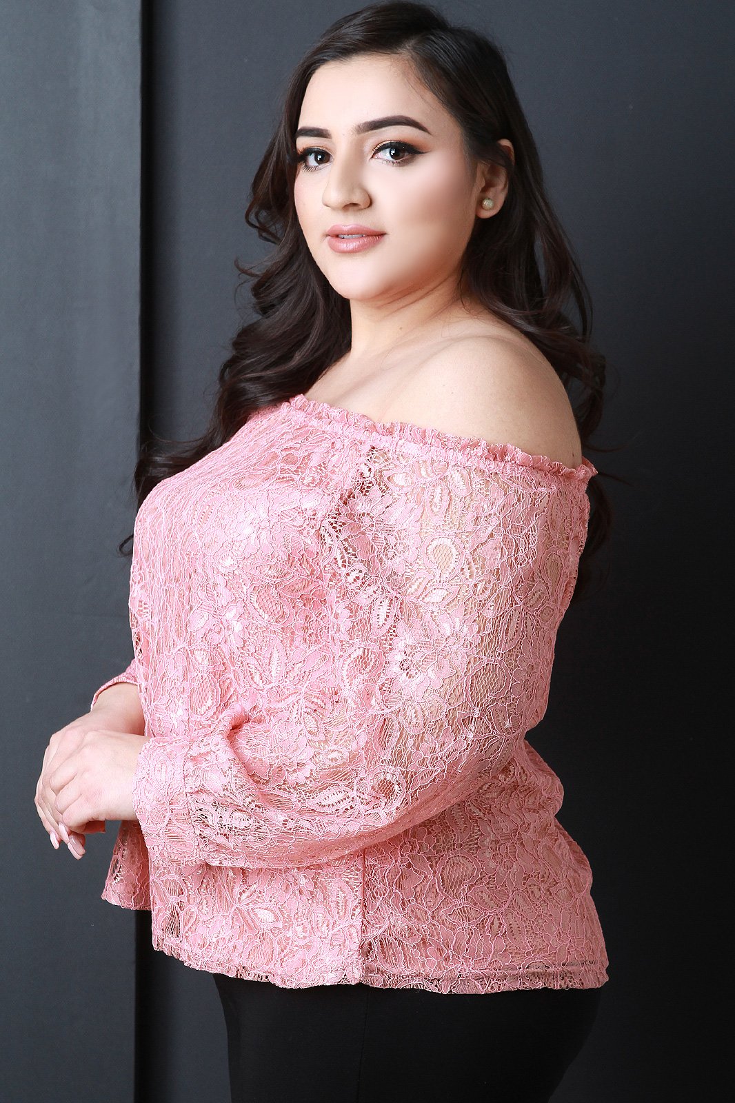 Off The Shoulder Lace Top