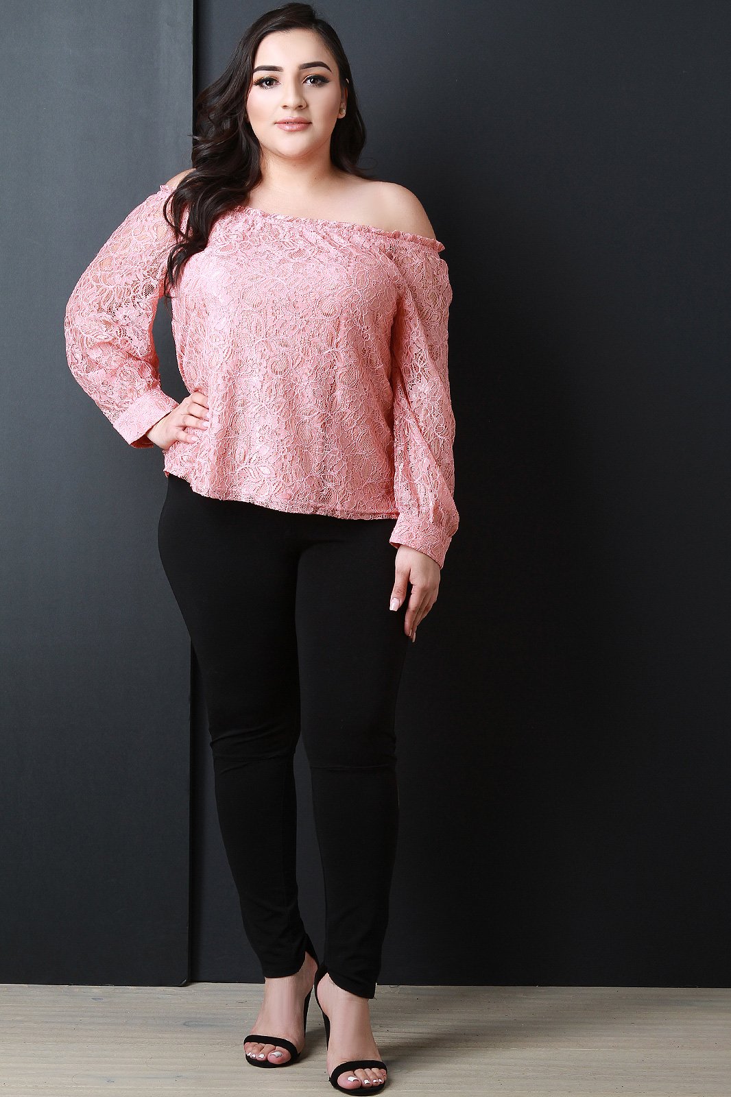 Off The Shoulder Lace Top