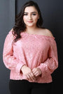 Off The Shoulder Lace Top