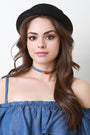 Hot Lips Denim Choker Set