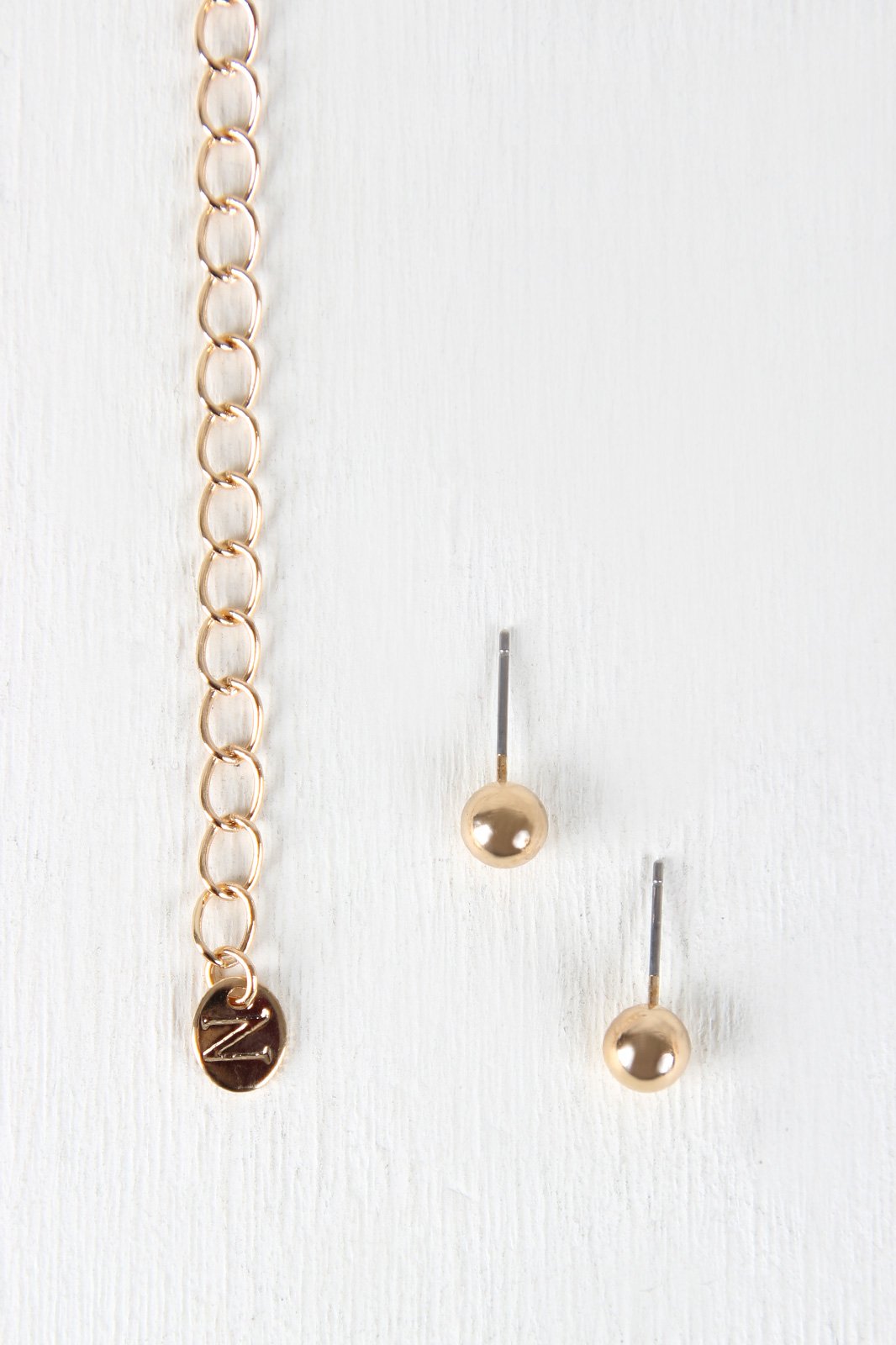 Hot Lips Denim Choker Set