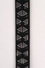 Triangles and Cut Outs Vegan Suede Belt