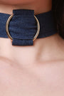 Full Circle Denim Choker - NoveltyOne