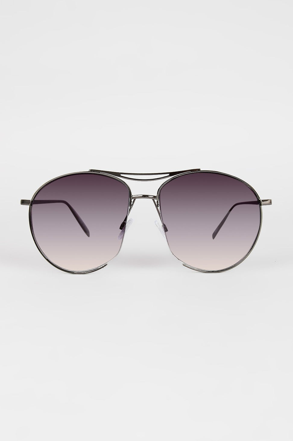Long Semi Framed Wire Aviator Sunglasses - NoveltyOne
