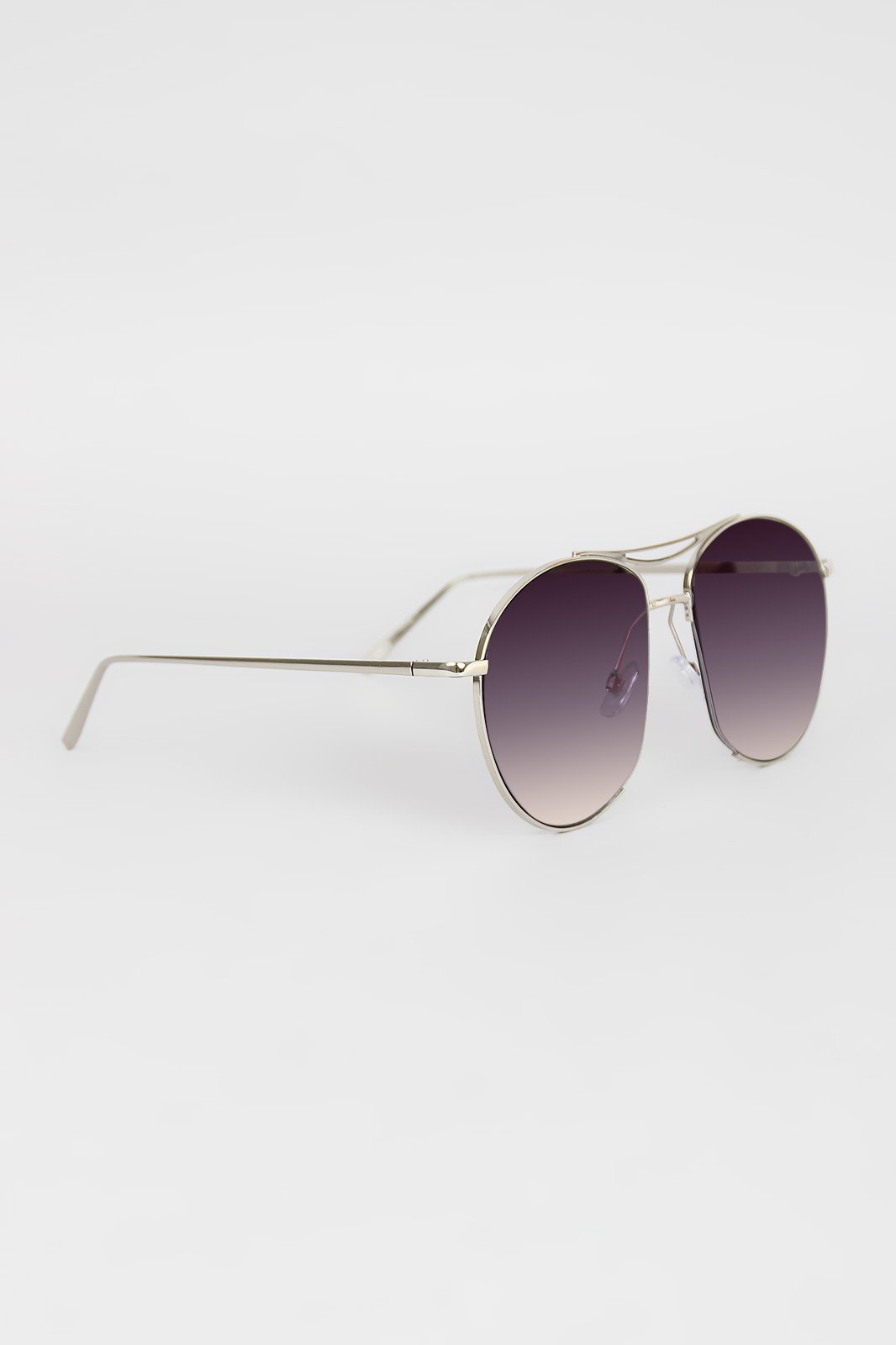 Long Semi Framed Wire Aviator Sunglasses - NoveltyOne