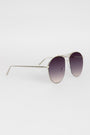 Long Semi Framed Wire Aviator Sunglasses - NoveltyOne