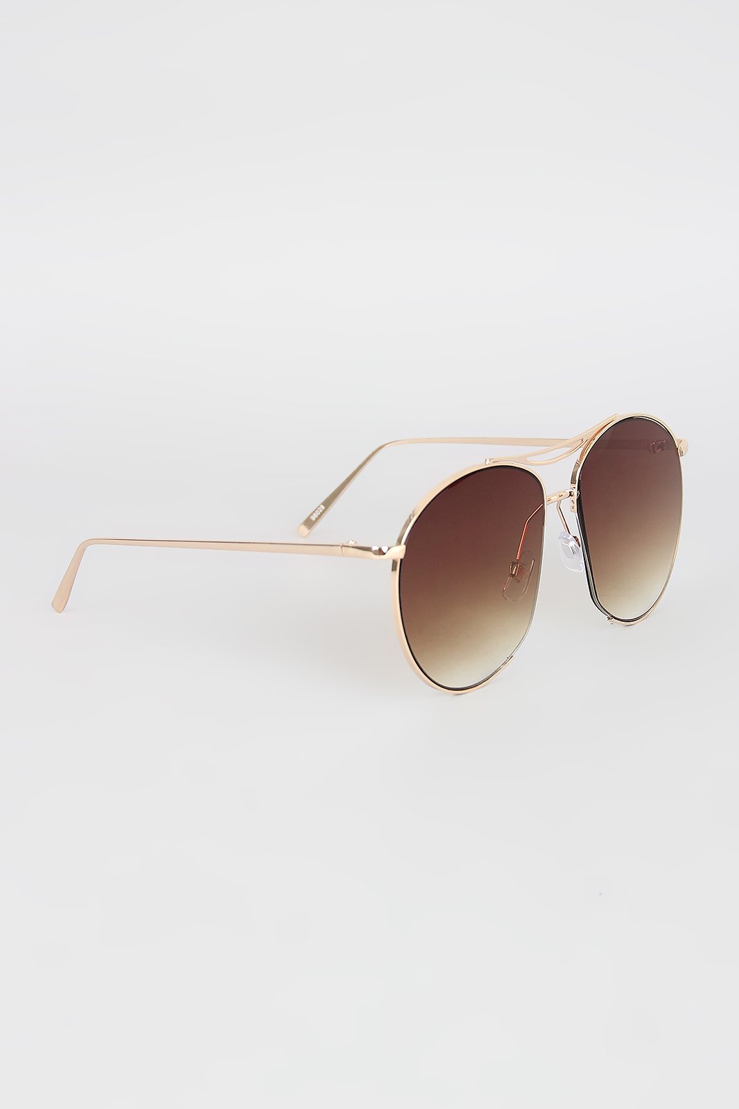 Long Semi Framed Wire Aviator Sunglasses - NoveltyOne