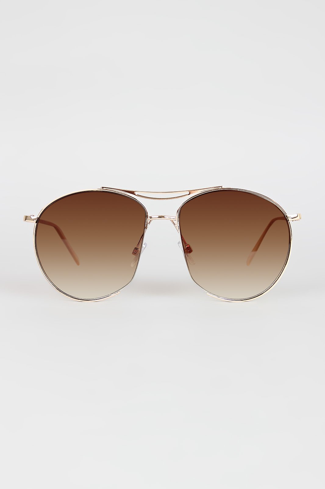 Long Semi Framed Wire Aviator Sunglasses - NoveltyOne