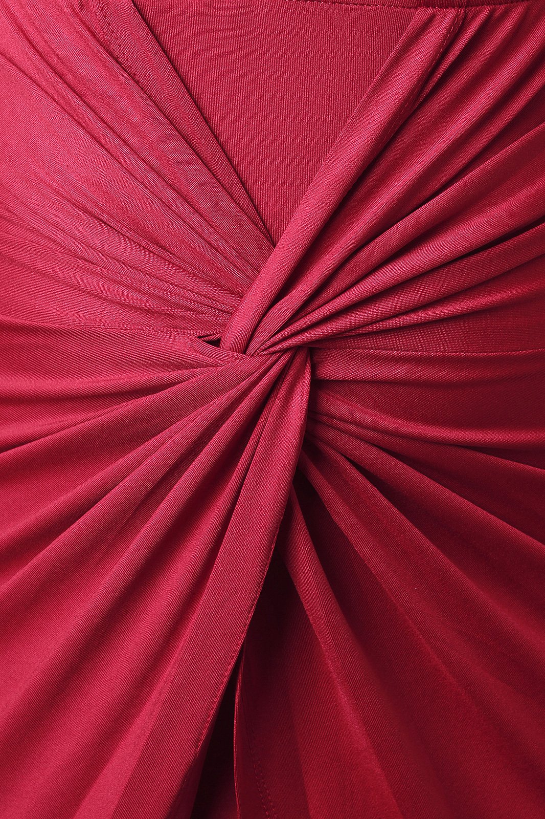 Side Cutout Knotted Twist Maxi Dress