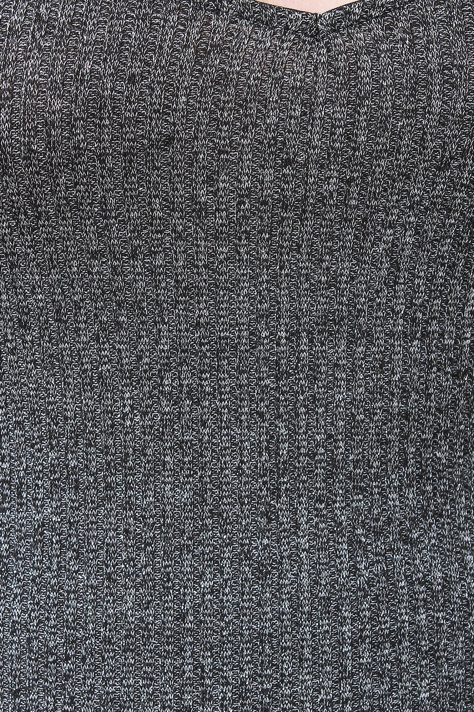 Caged Back Metallic Ribbed Knit Midi Dress