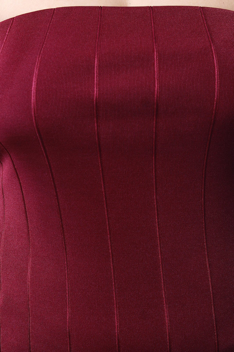 Plus Size Vertical Tube Bandage Dress