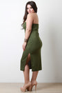 Plus Size Vertical Tube Bandage Dress