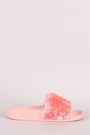 Fluffy Faux Fur Slide Sandal