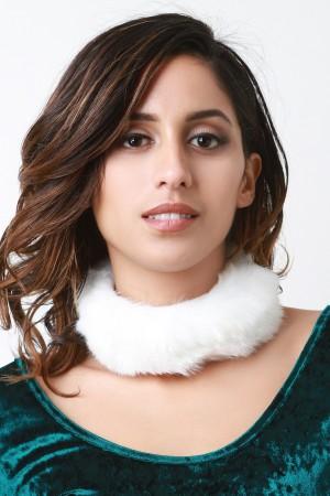 Faux Fur Choker Necklace