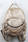 Vegan Leather Chain Gang Backpack