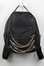 Vegan Leather Chain Gang Backpack