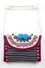Pom Pom Statement Bag