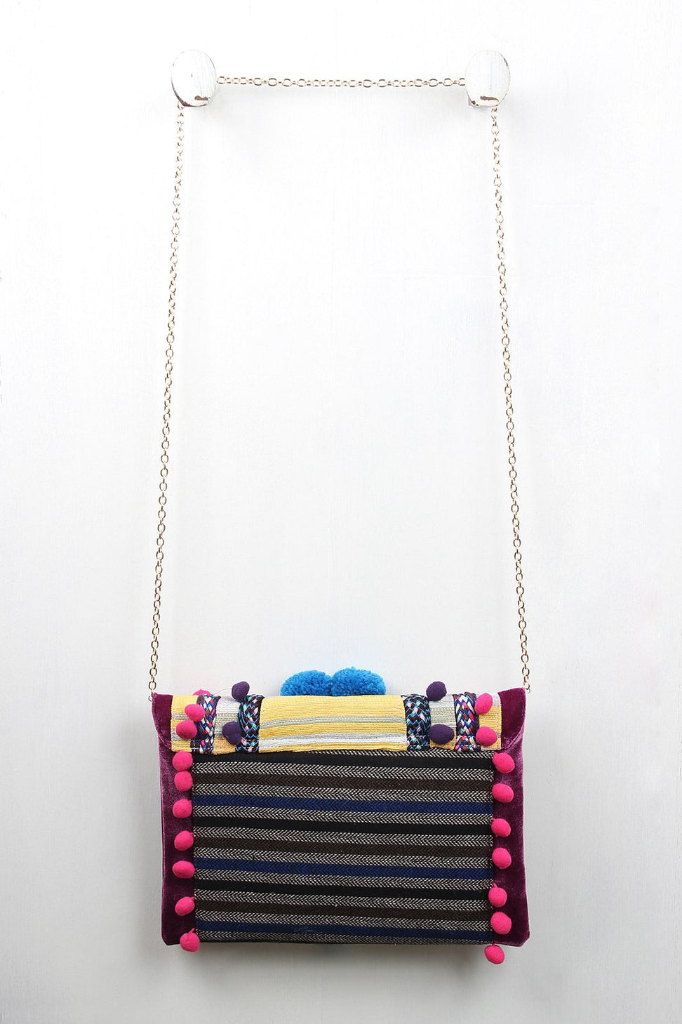 Pom Pom Statement Bag