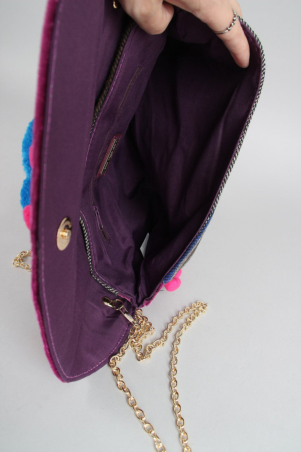 Pom Pom Statement Bag