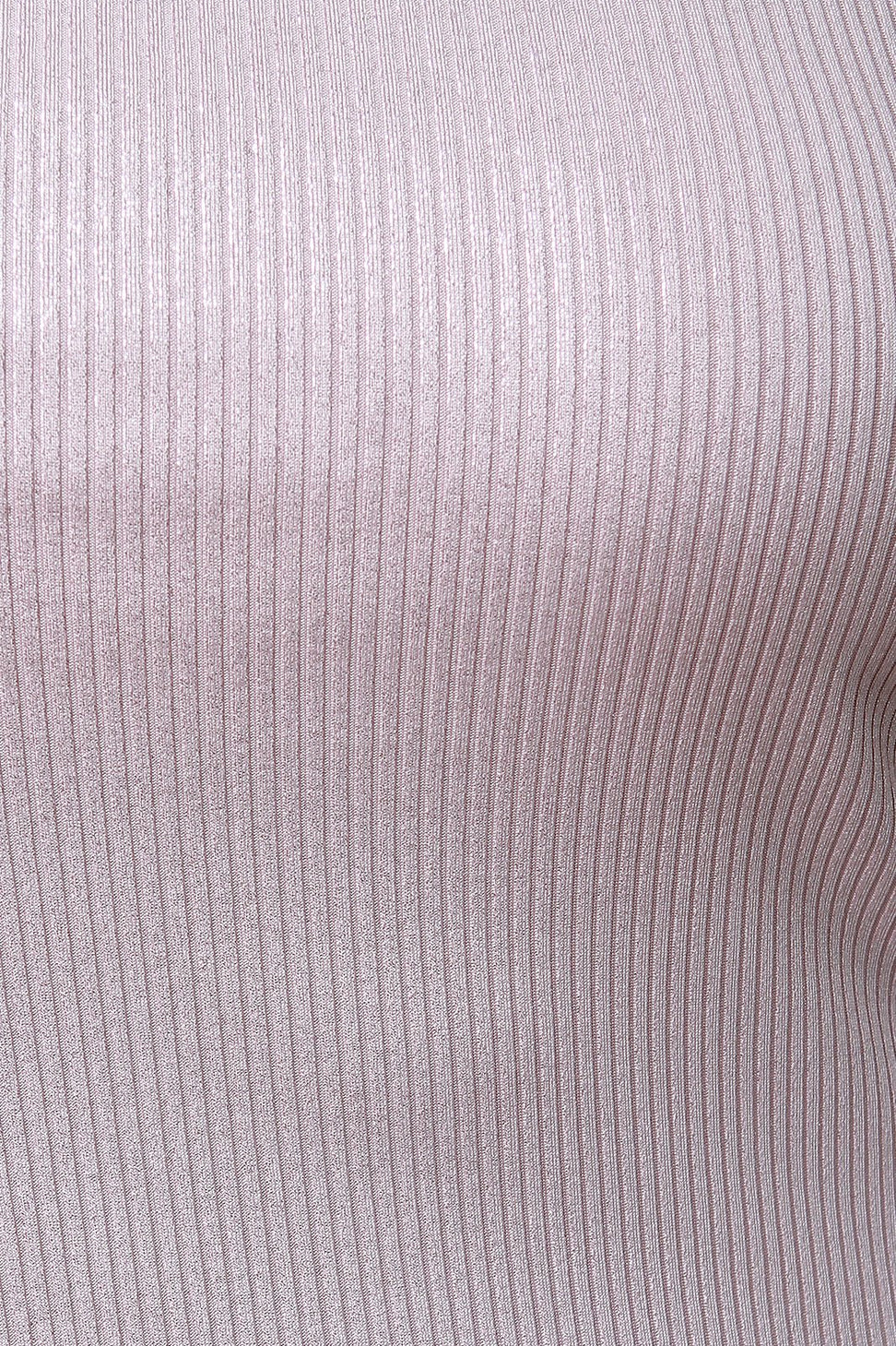 Rib Knit Shimmer Sleeveless Dress
