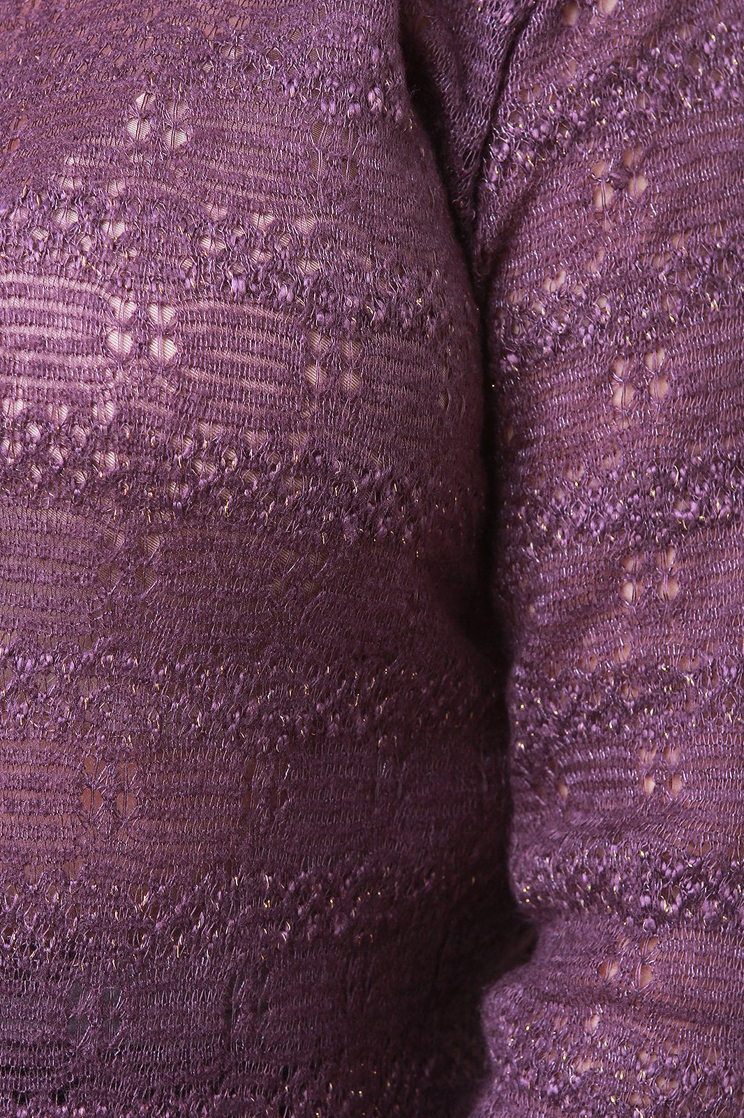 Sparkle Front Slit Maxi Sweater