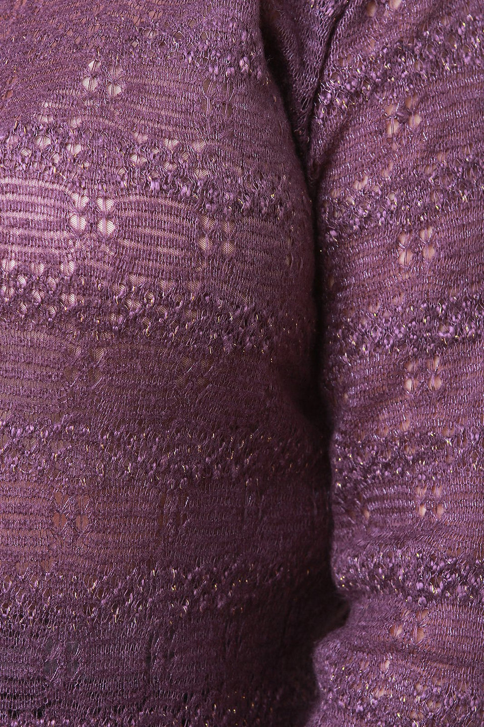 Sparkle Front Slit Maxi Sweater