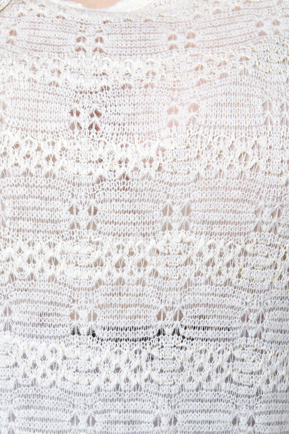 Sparkle Front Slit Maxi Sweater