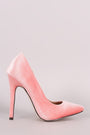 Velvet Pointy Toe Stiletto Pump