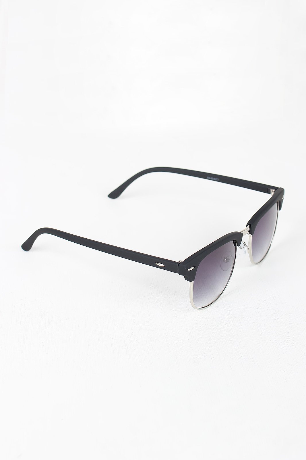 Semi-Rimless Wayfarer Design Sunglasses