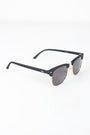 Semi-Rimless Wayfarer Design Sunglasses