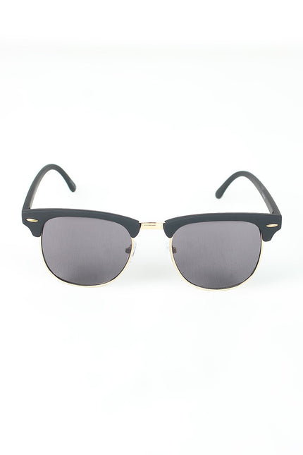 Semi-Rimless Wayfarer Design Sunglasses