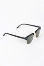 Semi-Rimless Wayfarer Design Sunglasses