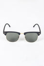 Semi-Rimless Wayfarer Design Sunglasses