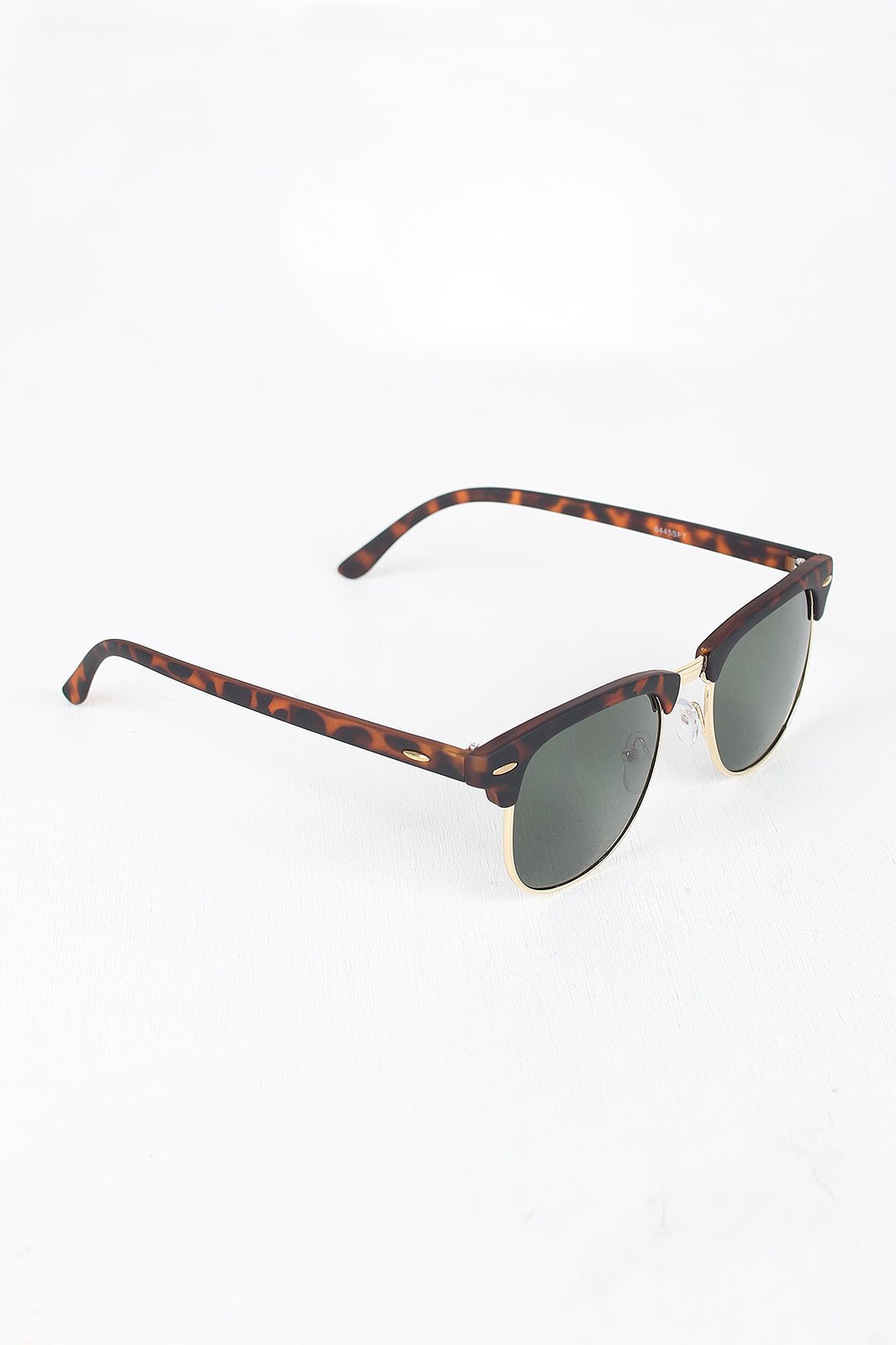 Semi-Rimless Wayfarer Design Sunglasses
