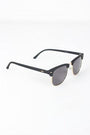 Semi-Rimless Wayfarer Design Sunglasses