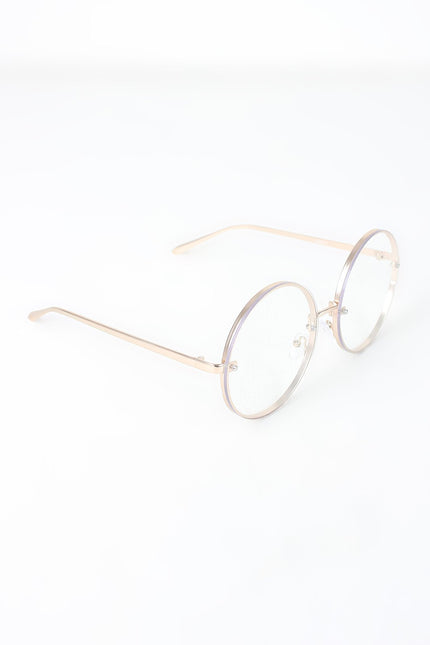Circular Metal Frame Sunglasses