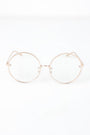 Circular Metal Frame Sunglasses