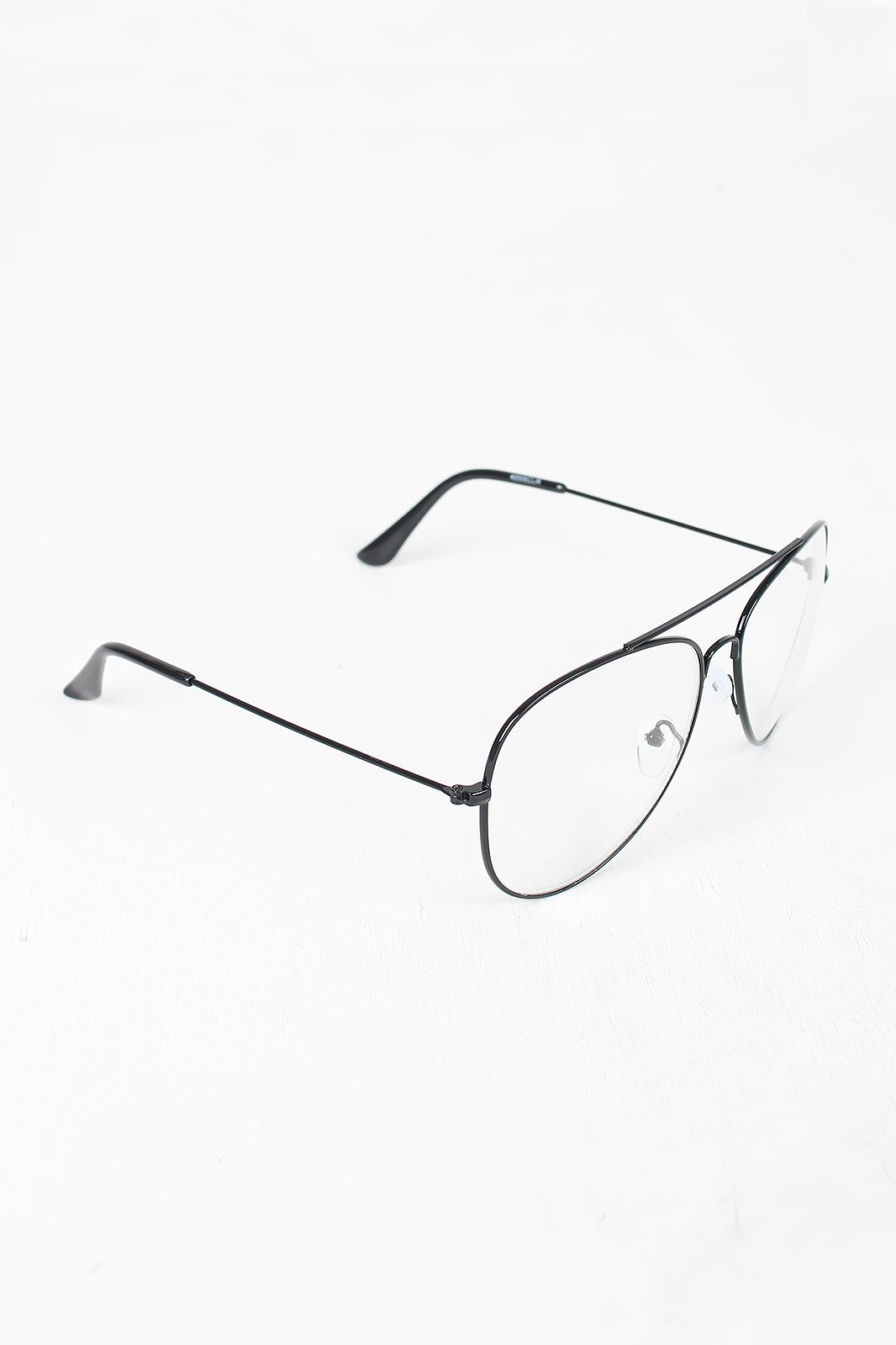 Wire Aviator Clear Lens Glasses