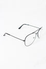 Wire Aviator Clear Lens Glasses