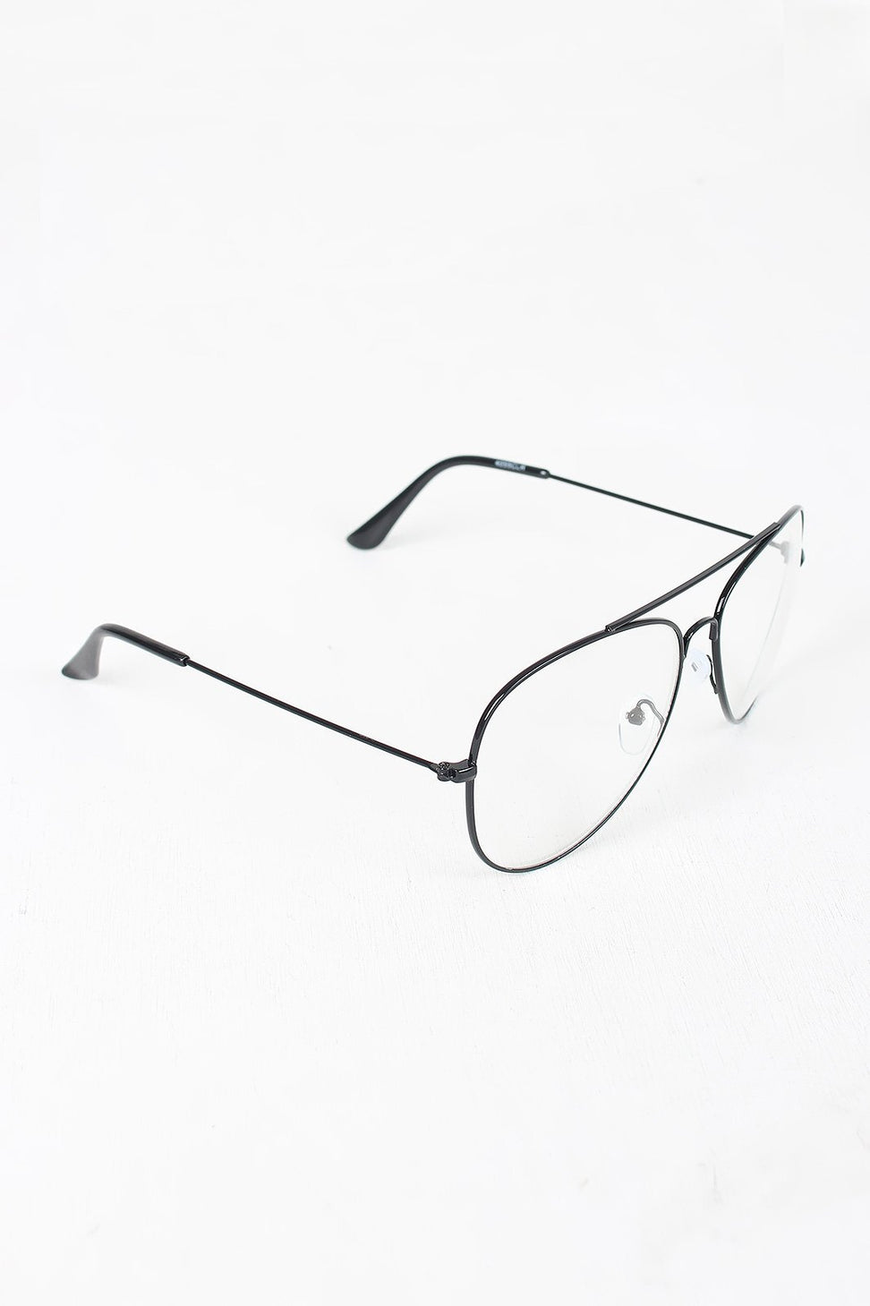 Wire Aviator Clear Lens Glasses