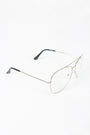 Wire Aviator Clear Lens Glasses