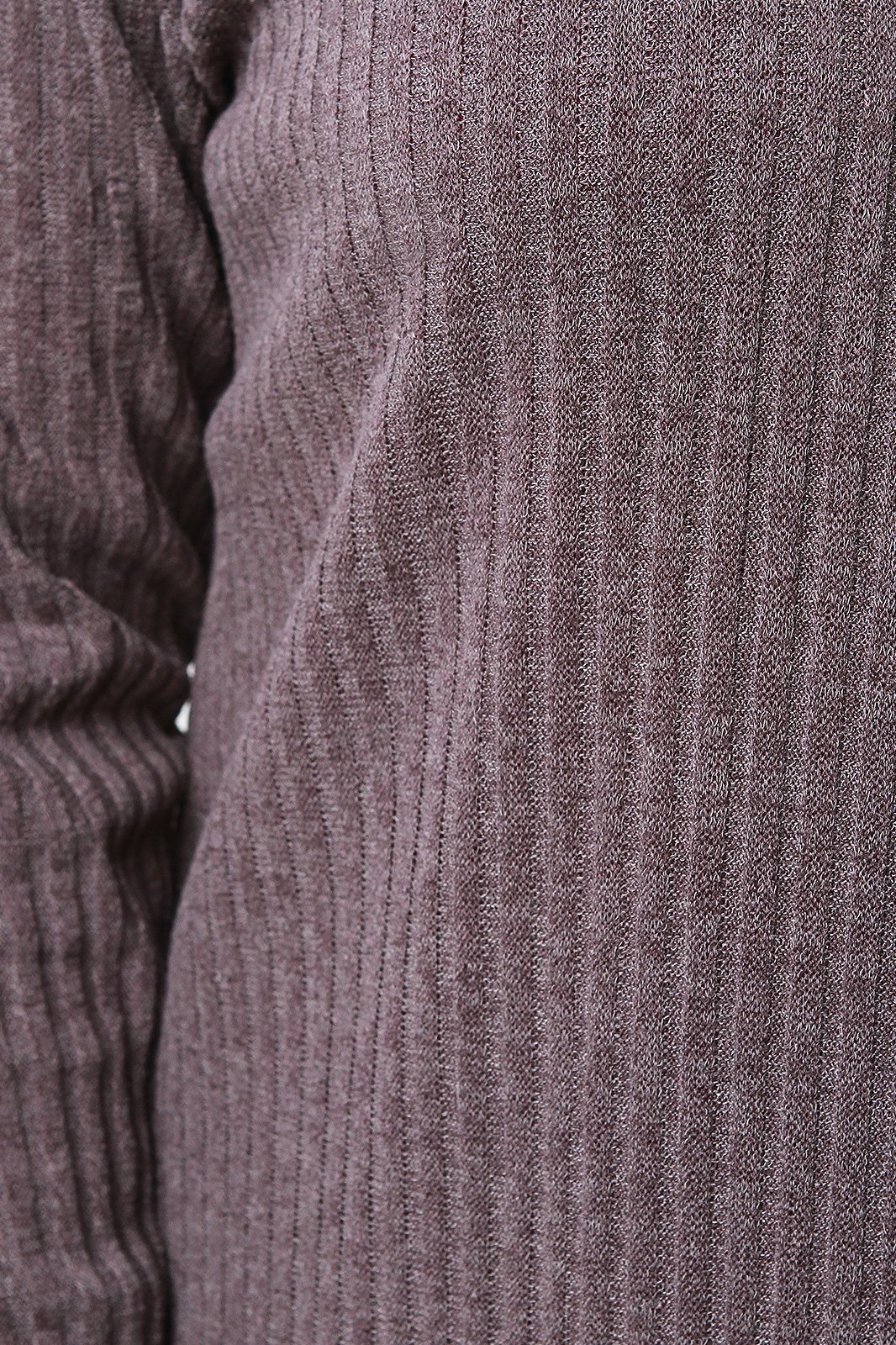 Ribbed Longline Long Sleeves Cardigan