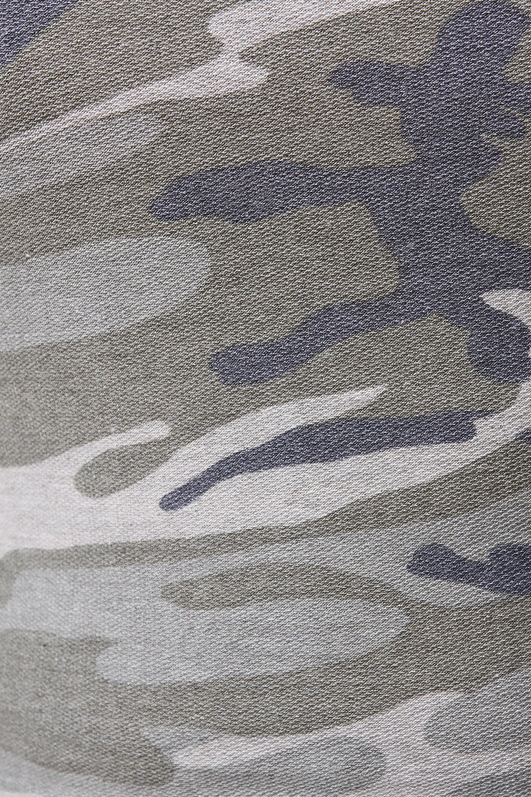 Camouflage Terry Knit Crop Top