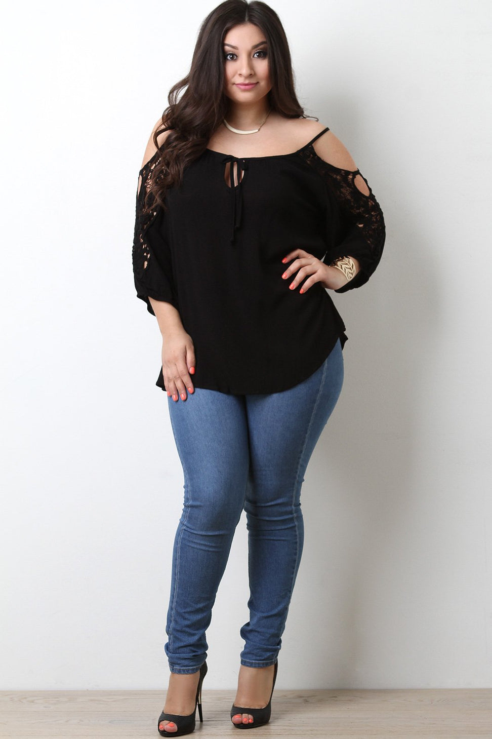 Crochet Cold Shoulder Top