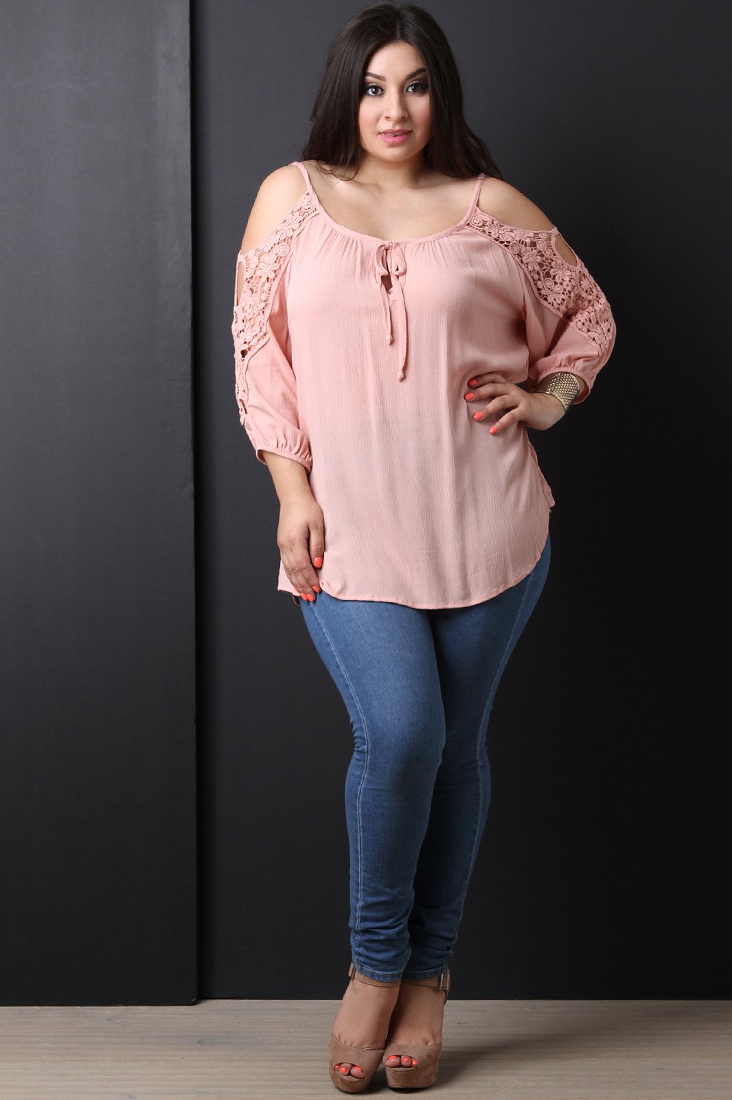 Crochet Cold Shoulder Top