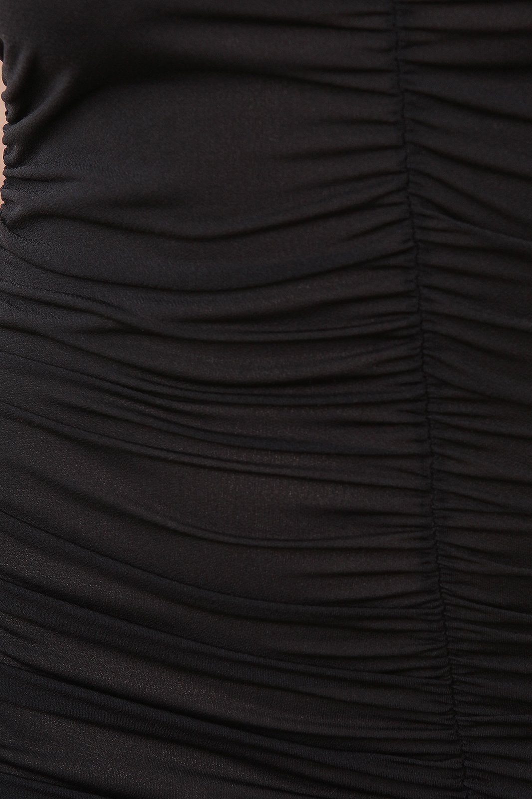 Spaghetti Strap Ruched Midi Dress