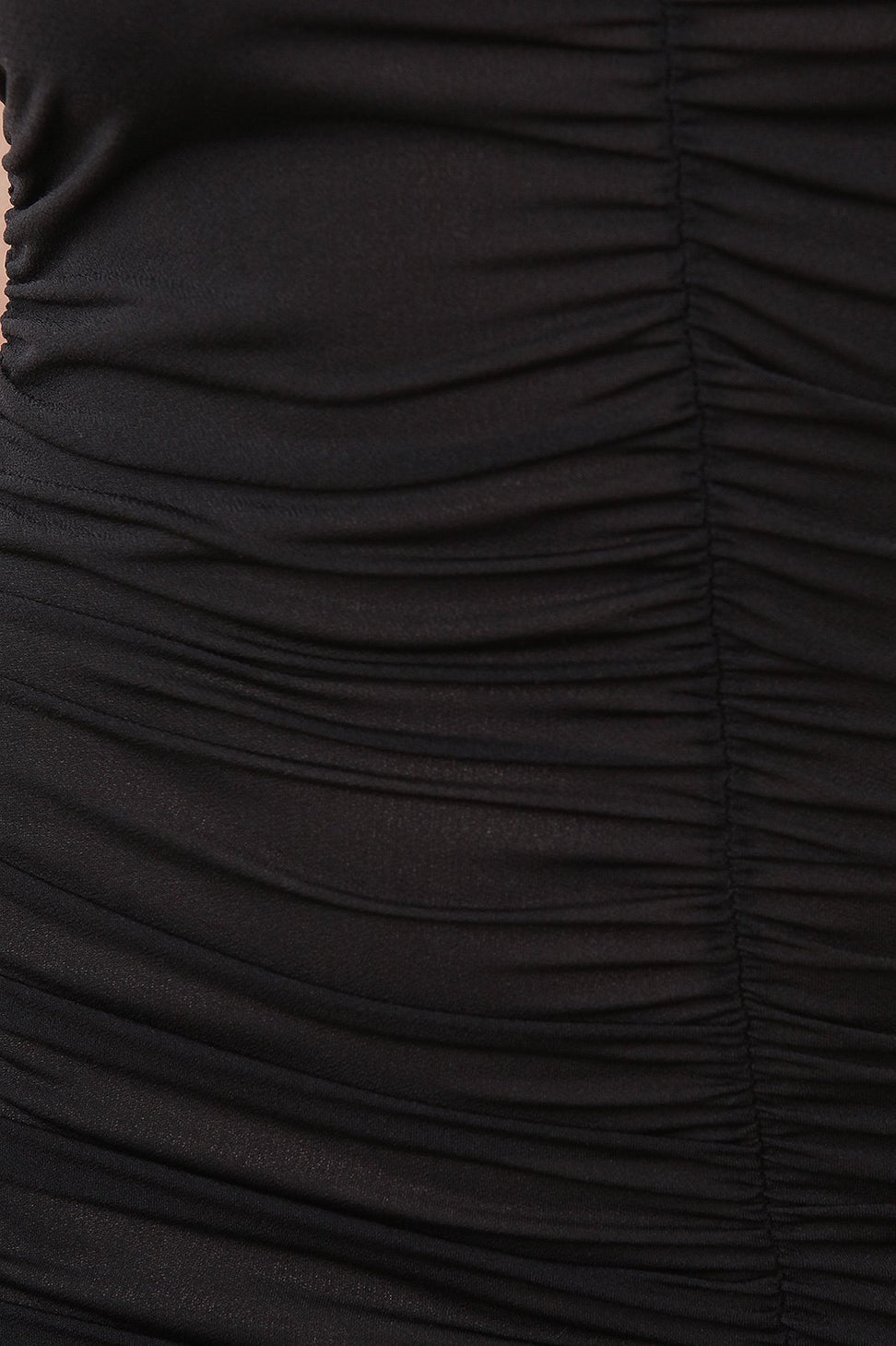 Spaghetti Strap Ruched Midi Dress