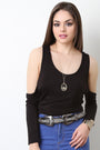 Vegan Leather Embroidered Swirls Belt